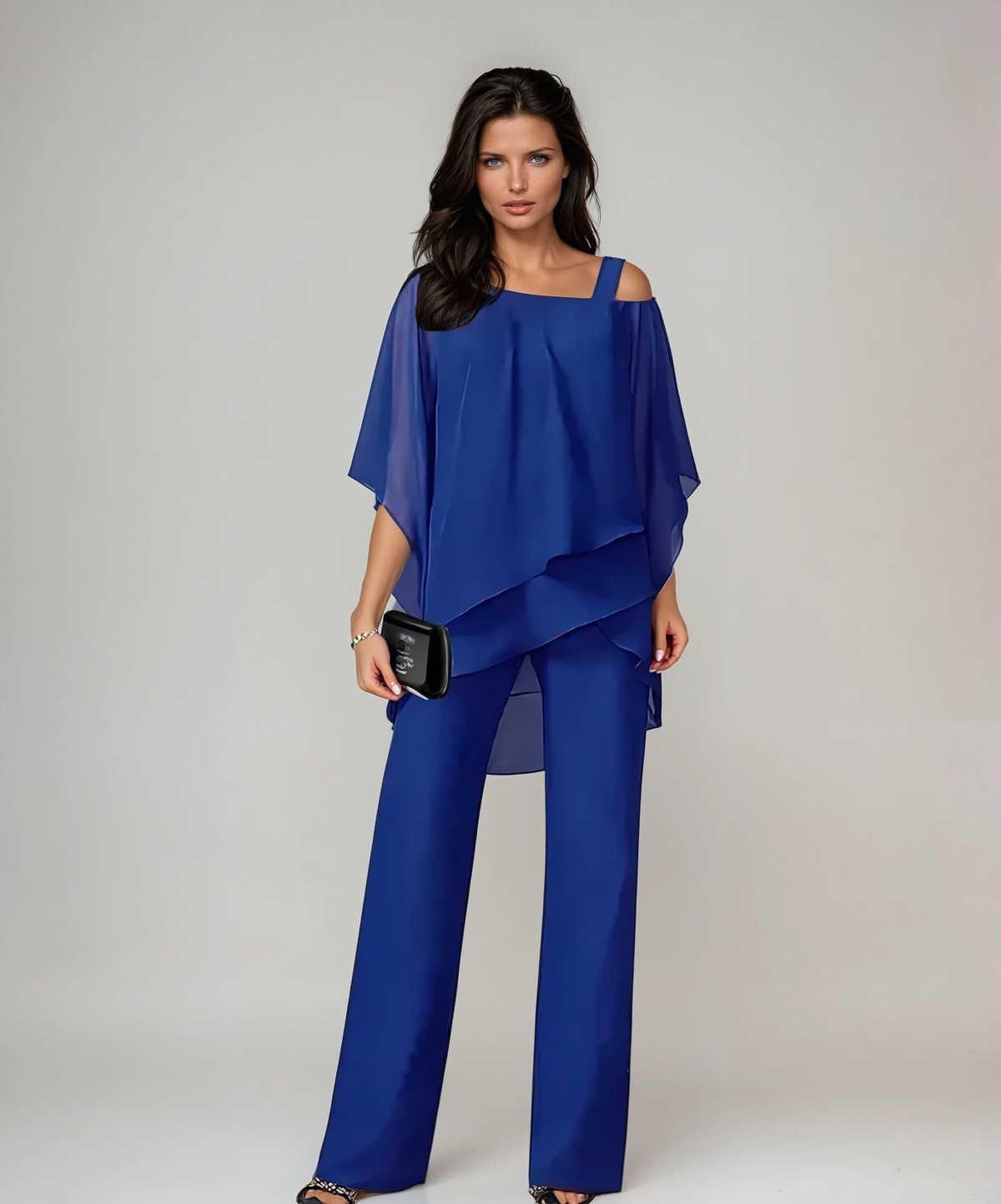Elize™ | Elegante Tweedelige Set Met Wijde Broek 3