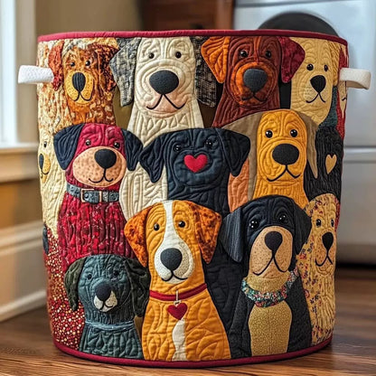 Barney | Patchwork Pup Parade Wasmand