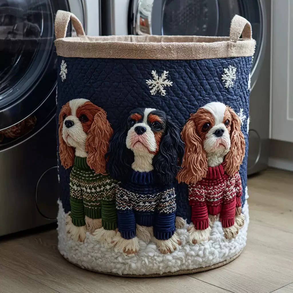 Winnie | Gezellige Cavalier Winter Wasmand