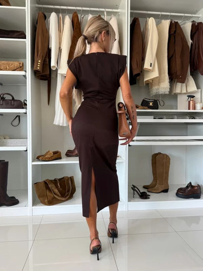 Chantal™ | Elegante Midi Jurk