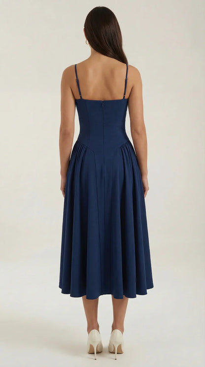 Mila™ | Elegante Midi Jurk Met Bandjes