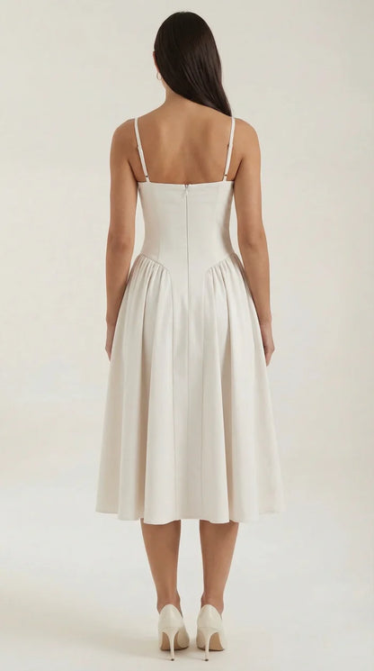 Mila™ | Elegante Midi Jurk Met Bandjes