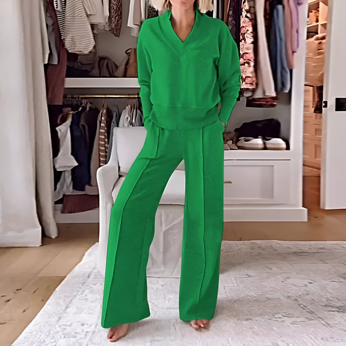 Hanna's set™ | Casual bijpassende set