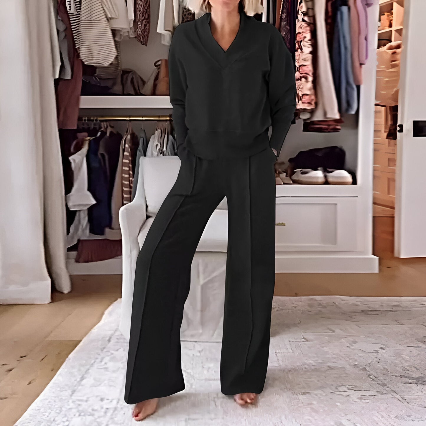 Hanna's set™ | Casual bijpassende set