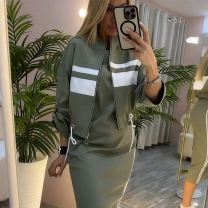 Mire™ | Comfortabele Midi Jurk & Vest