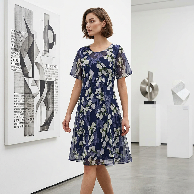 Greta™ | Elegante Bloemen Jurk