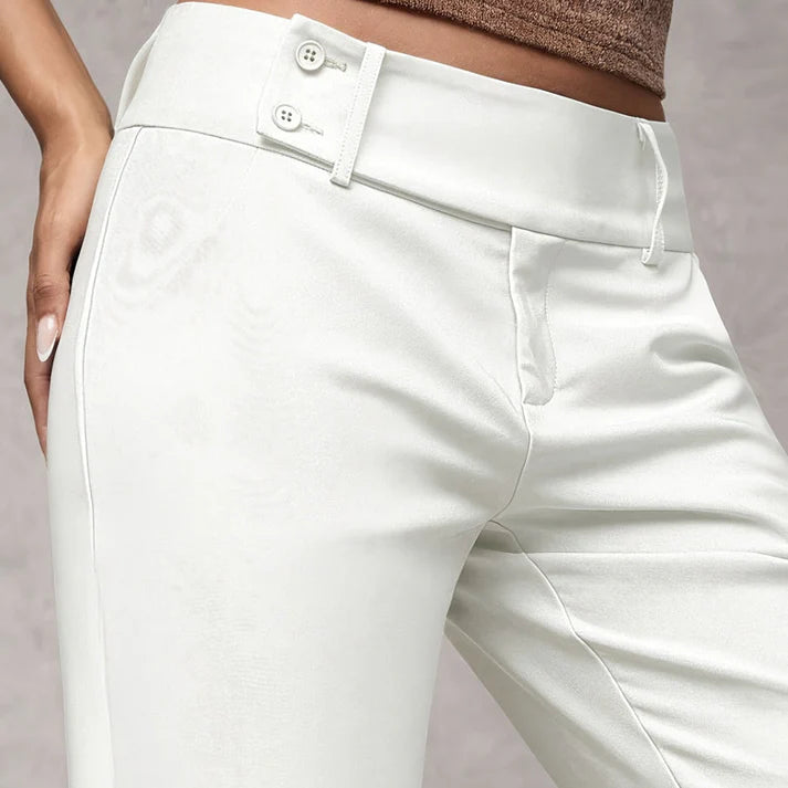 Sanne™ | Elegante Wijde Pijp Broek