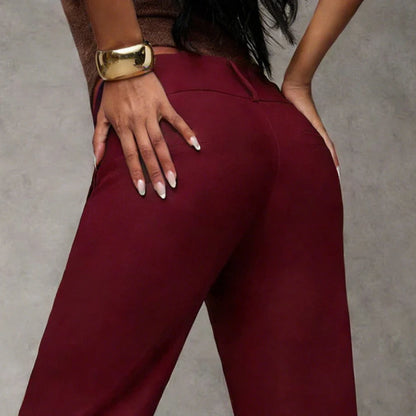 Sanne™ | Elegante Wijde Pijp Broek