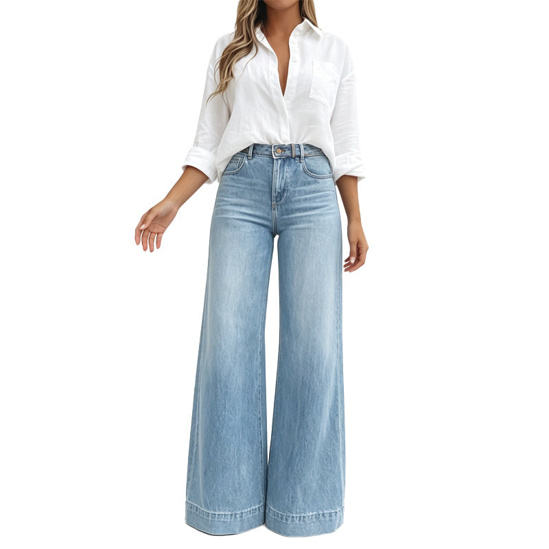 Bea™ | Elegante Wijde Jeans