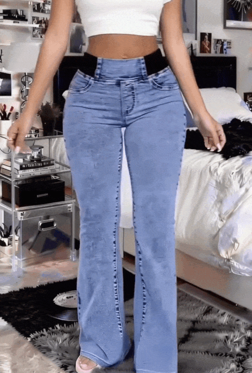 Tara Test ™ | Moderne stretch flare jeans