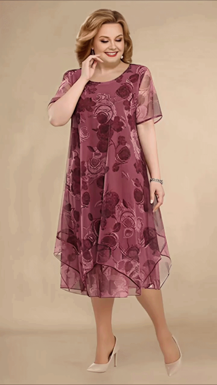 Anke™ | Elegante Bloemen Jurk