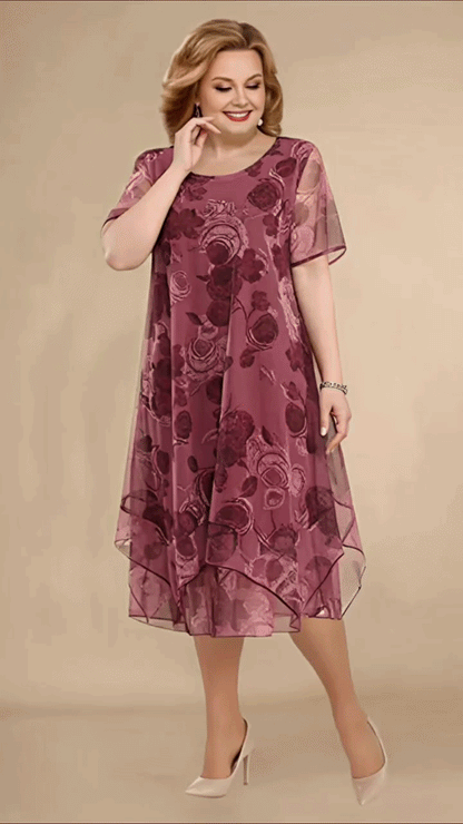 Anke™ | Elegante Bloemen Jurk