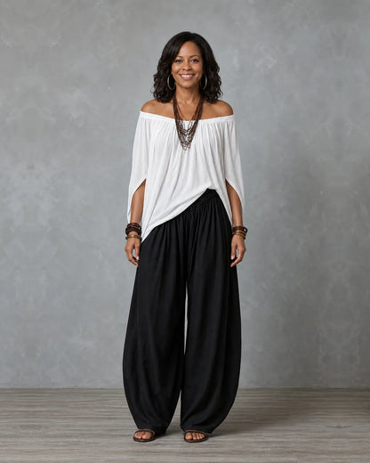 Maïlys™ | Relaxte Off-Shoulder 2-Delige Set